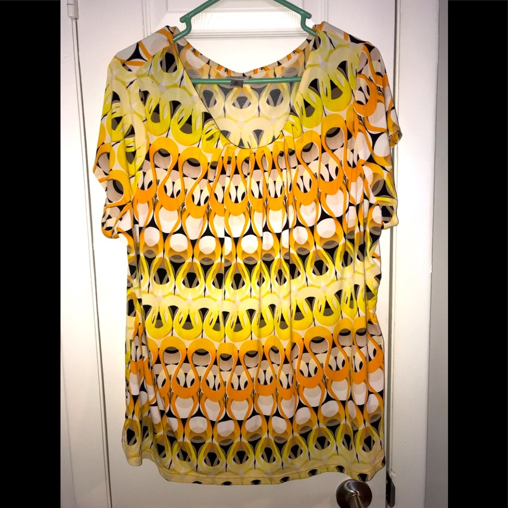 Golden yellow blouse